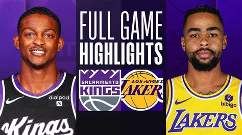 lakers vs kings|lakers vs kings full game.